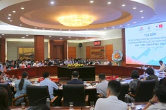 At the seminar in Hai Phong on May 20 to discuss opportunities and challenges for Vietnamese and Korean firms operating in the northern port city (Photo: VNA)