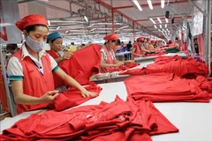 At Star Fashion Company Limited's factory specialising in the production of knitwear and sportswear for export to the US market. (Photo: VNA)