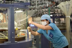 The garment and textile industry's performance has been powered by bold investments in modern production lines. (Photo: VNA)
