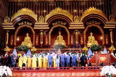 At the opening ceremony of the Yen Tu Spring Festival on February 7 (Photo: VNA)