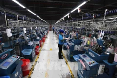 Sunjin AT&C Vina Co., Ltd., a 100% Korean-invested enterprise located in the Chan May – Lang Co Economic Zone, Hue City, specialises in the production of knitted textile products for export. (Photo: VNA)