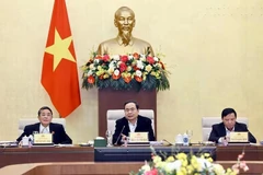 NA Chairman Tran Thanh Man speaks at the session on February 13. (Photo: VNA)