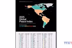 Vietnam moves up in 2025 Global Peace Index