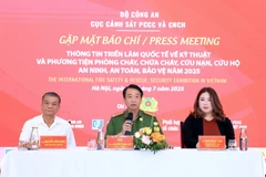 At the press meeting on July 31 to announce the Fire Safety & Rescue Vietnam 2025 (Photo: VNA)