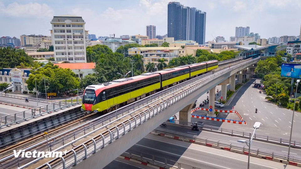 This project is a key step in improving investor confidence in Hanoi’s infrastructure potential, attracting funding for future transportation projects. (Photo: Hoai Nam/Vietnam+)