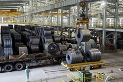 Steel production at Hoa Phat Group. Hoa Phat is excluded from the EU's decision on imposing anti-dumping duties on hot-rolled steel. (Photo: VNA)
