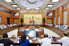 At the NA Standing Committee’s 50th session in October. (Photo: VNA)
