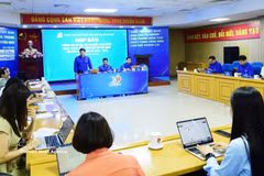 At the press conference on the 13th National Congress of the Ho Chi Minh Communist Youth Union in Hanoi on June 15 (Photo: VNA)