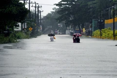 Flooding in Colombo, Sri Lanka, on November 28, 2025. (Photo: Xinhua/VNA)
