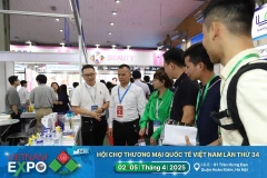 he 34th Vietnam International Trade Fair (Vietnam Expo 2025) is scheduled to take place in Hanoi from April 2 to 5. (Photo: VNA)