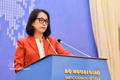 Spokesperson of the Vietnamese Ministry of Foreign Affairs Pham Thu Hang (Photo: VNA)