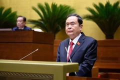 National Assembly Chairman Tran Thanh Man speaks at the opening session of the the 15th NA’s ninth session in Hanoi on May 5. (Photo: VNA)