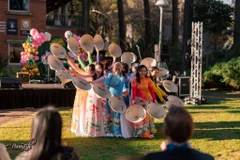 An art performance at Vietnam Odyssea (Photo: VNA)