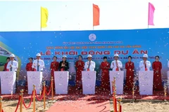 At the launch of the resettlement and site clearance project for the Ninh Thuan 1 Nuclear Power Plant (Photo: VNA)