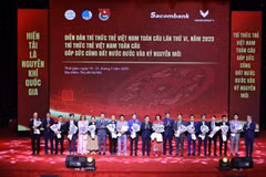The 6th Global Forum for Young Vietnamese Intellectuals concludes in Hanoi on July 20. (Photo: VNA)