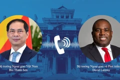 Deputy Prime Minister and Minister of Foreign Affairs Bui Thanh Son and the UK’s Secretary of State for Foreign, Commonwealth and Development Affairs David Lammy hold phone talks on December 20. (Photo: VNA)