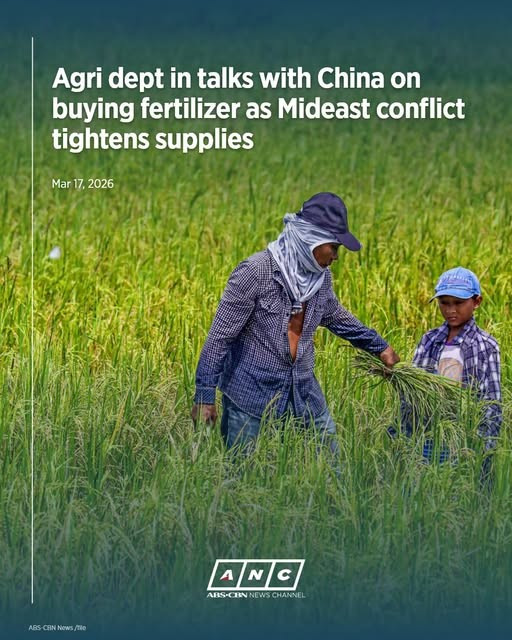 The Philippines considers fertiliser imports from China as the Middle East conflict disrupts supply. (Photo: abs-cbn.com)