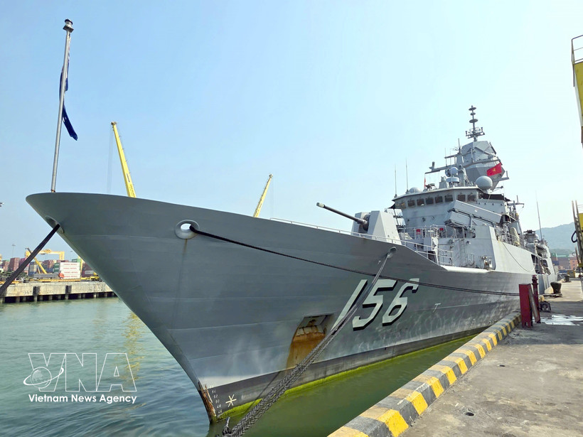 Australian navy ship visits Da Nang (Photo: VNA)