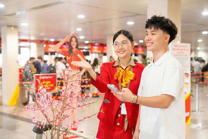 Vietjet to operate nearly 1,800 additional flights for Lunar New Year peak (Photo: Vietjet Air)