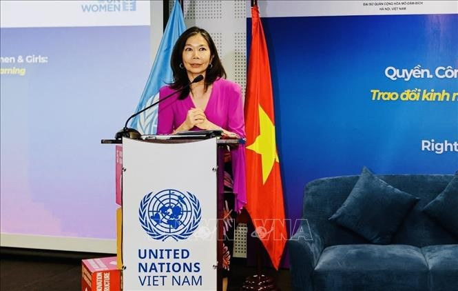 UN Resident Coordinator in Vietnam Pauline Tamesis (Photo: VNA)