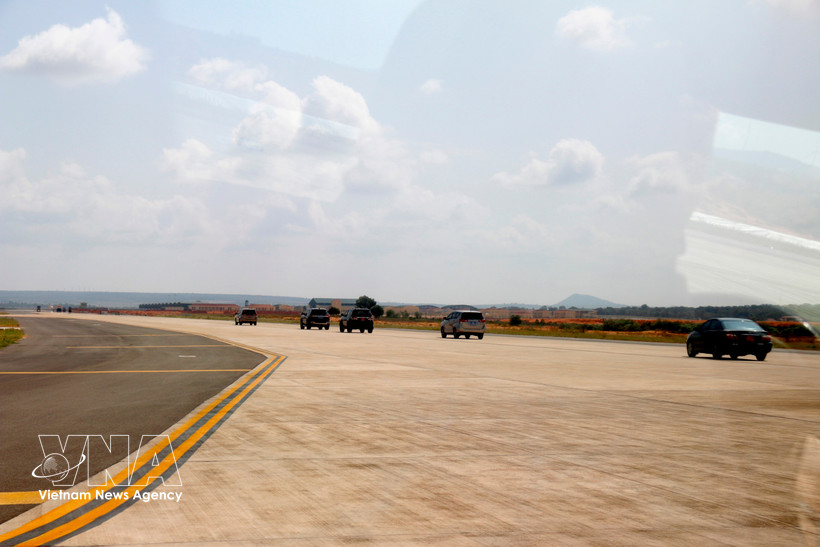 The military component of Phan Thiet Airport, invested by the Ministry of National Defence, has been completed and put into operation. (Photo: VNA)