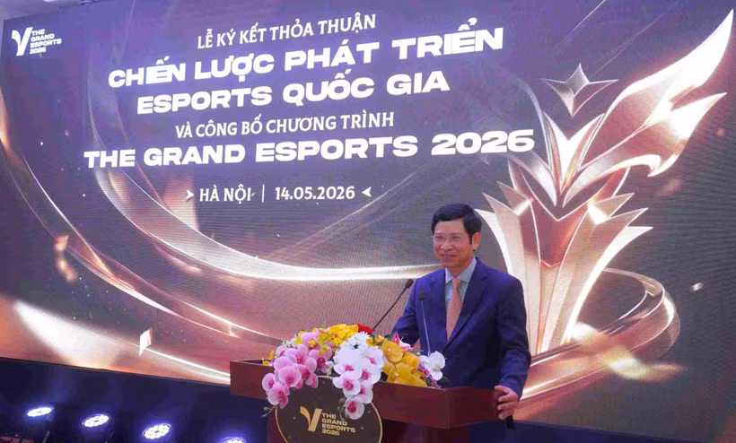 Deputy Minister of Culture, Sports and Tourism Ho An Phong speaks at the event (Photo courtesy of organisers)