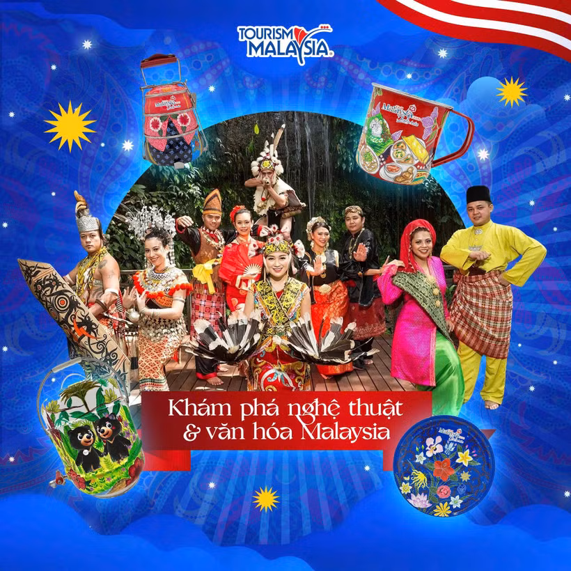 Malaysian culture and lifestyle is being showcased at the Vietnam International Travel Mart 2026 (Photo: Malaysia Tourism Promotion Agency)