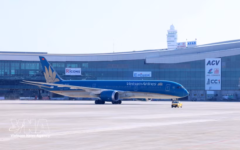 A Vietnam Airlines aircraft. (Photo: VNA) 