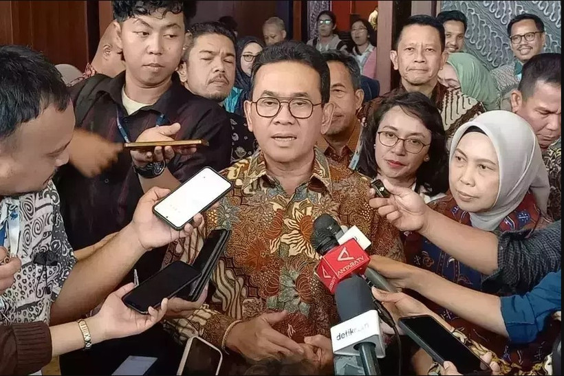 Indonesian Trade Minister Budi Santoso on the sidelines of the Closing Ceremony of Trade Expo Indonesia (TEI) 2025 at ICE BSD, Tangerang. (Photo:jakartaglobe.id)