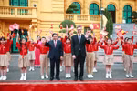 PM hosts red-carpet welcome ceremony for Spanish counterpart