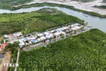 An aerial view of Thieng Lieng hamlet (Photo: VNA)