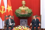 Party Chief To Lam receives British Ambassador to Vietnam