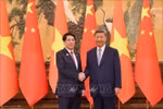 Vietnamese President holds talks with top Chinese leader in Beijing
