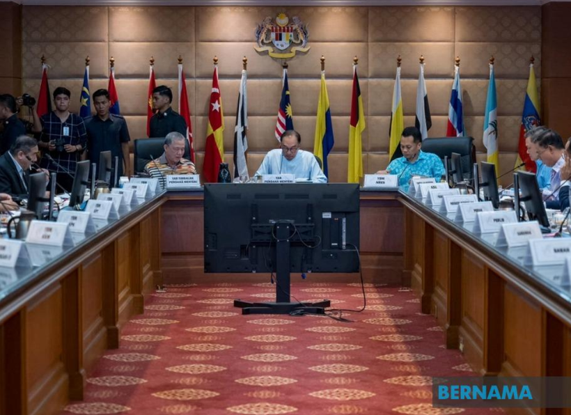 At the fifth meeting of the Malaysia's National Climate Change Action Council (Photo: Bernama)