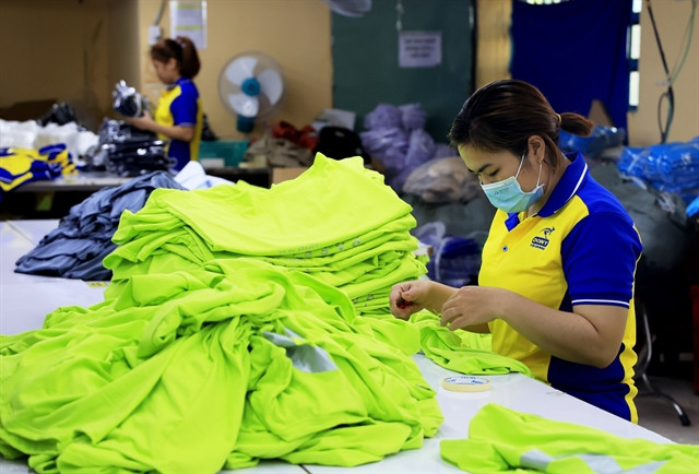 A textile and garment plant in HCM City (Photo: VNA) 
