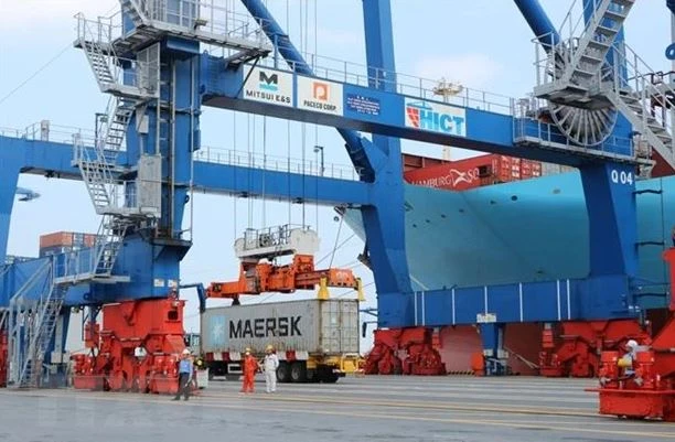 At a port in the northern region (Photo: VietnamPlus)