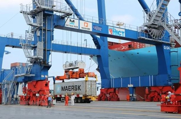 At a port in the northern region (Photo: VietnamPlus)