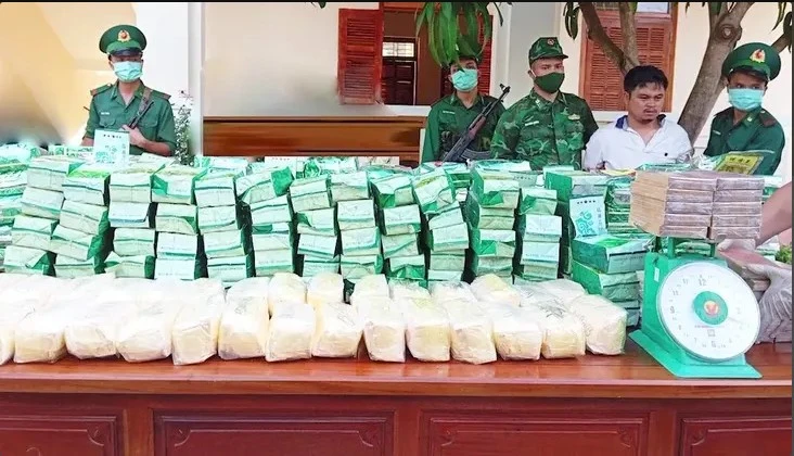  Eight arrested for trafficking drugs from Laos (Photo: VNA)