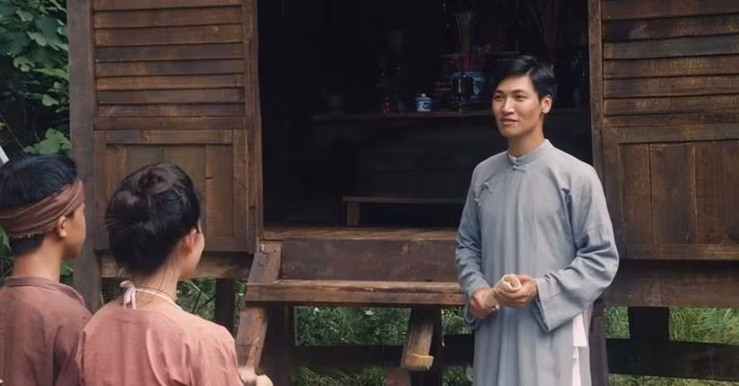 A scene in the film “Thau Chin in Xiem” (Thau Chin in Siam) with Manh Truong playing Ho Chi Minh (Photo: courtesy of the film producer)