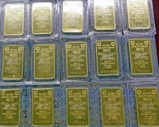 The State Bank of Vietnam on May 3 cancelled the auction of the SJC-branded gold bullion which had been set for 10am the same day. (Photo: VNA)