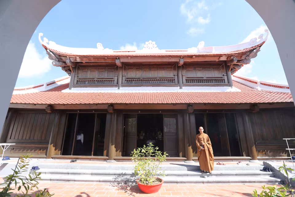 The Sinh Ton Dong Pagoda on Sinh Ton Dong Island. (Photo: VNA)