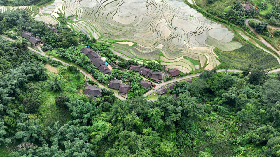 A community-based tourism site in Hoai Khao hamlet, Quang Thanh commune, Nguyen Binh district, Cao Bang province (Photo: VNA)