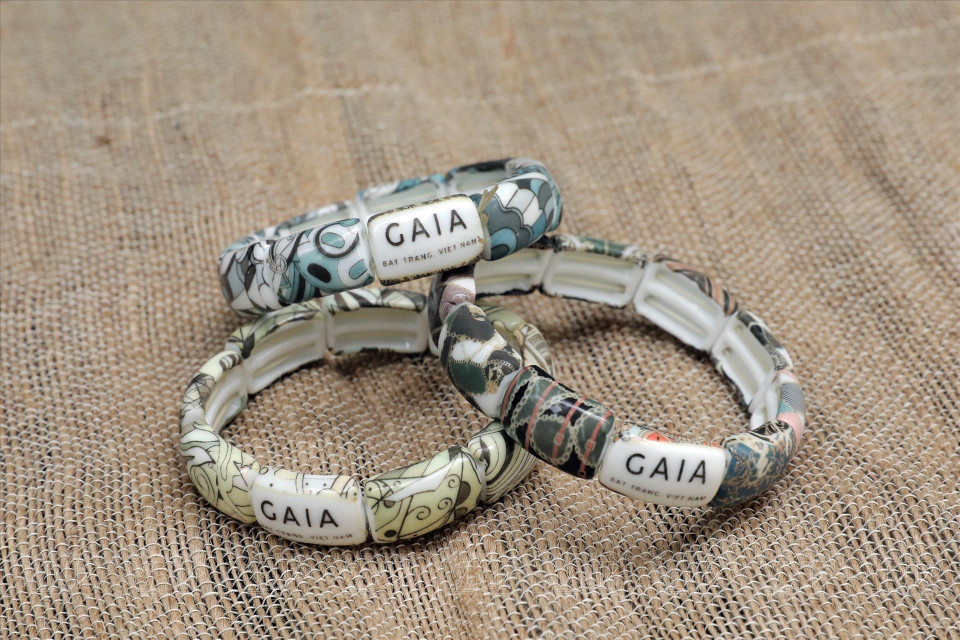 A bracelet from GAIA. (Photo: VNP/VNA)