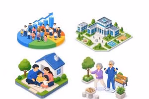 Social targets for 2030, 2035 and 2045