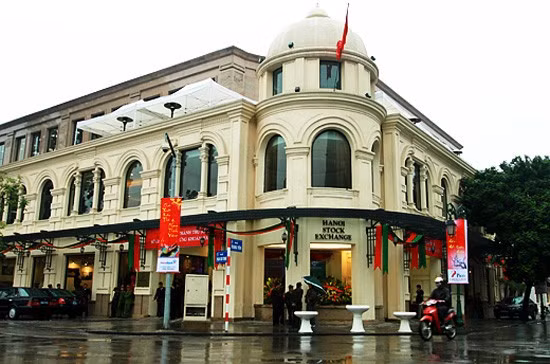The headquarters of the Hanoi Stock Exchange (Photo: vneconomy.vn)