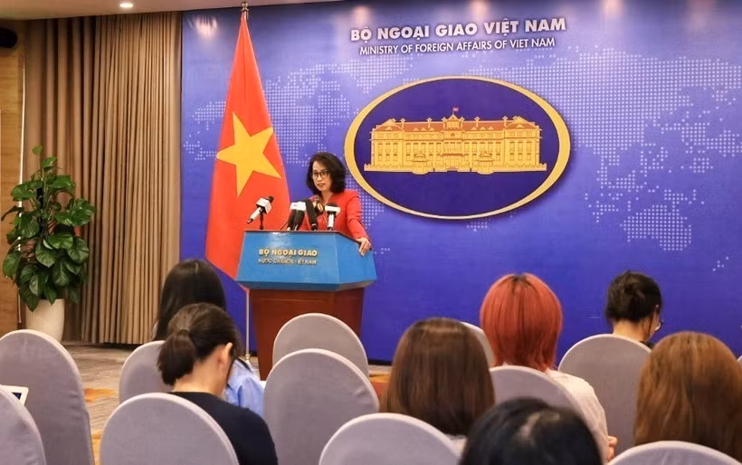 At the Ministry of Foreign Affairs' press briefing on May 29 (Photo: VNA)