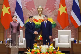 Vietnamese leaders meet with Thai King and Queen