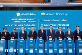 Party chief attends launch of Vietnam Airlines’ HCM City – Bali direct route