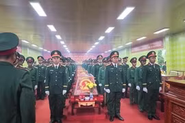 Fallen soldiers return to their comrades