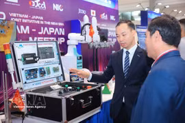 Science, technology and innovation products on display. (Photo: VNA) 